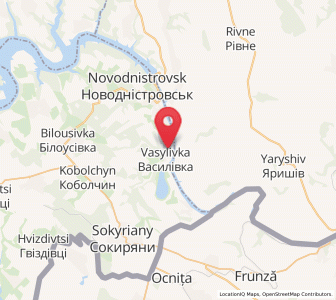 Map of Vassylivka, Chernivtsi