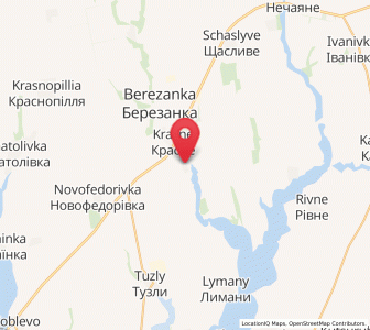 Map of Vassylivka, Mykolaiv