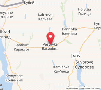 Map of Vassylivka, Odessa