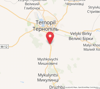 Map of Vélyka Bérézovytsia, Ternopil