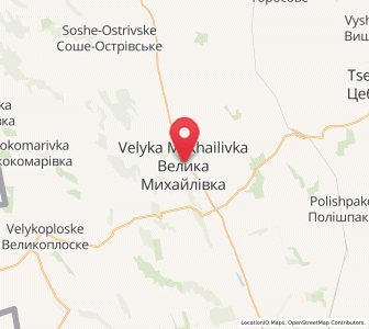 Map of Vélyka Mykhaïlivka, Odessa