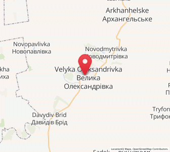 Map of Vélyka Oleksandrivka, Kherson