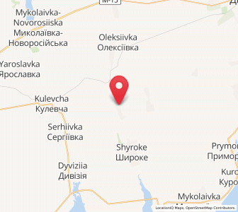 Map of Vélykomarianivka, Odessa