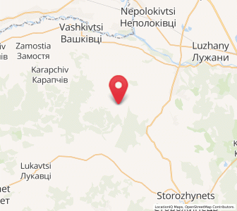 Map of Verkhni Stanivtsi, Chernivtsi
