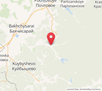 Map of Verkhorechye, Crimea