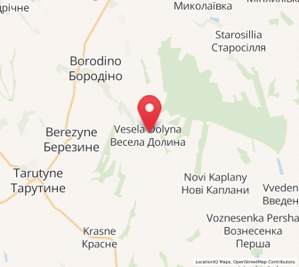 Map of Vesséla Dolyna, Odessa
