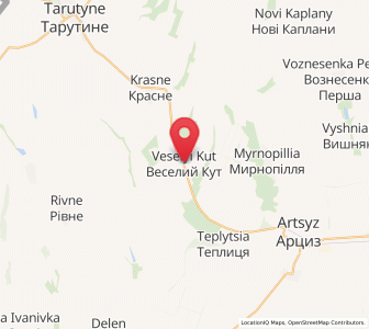 Map of Vessélyï Kout, Odessa