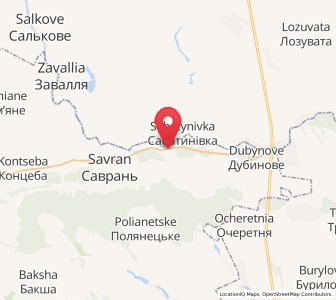 Map of Vilchnka, Odessa