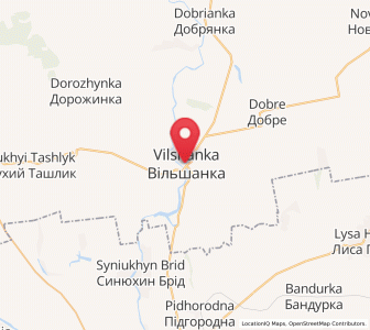 Map of Vilchanka, Kirovohrad