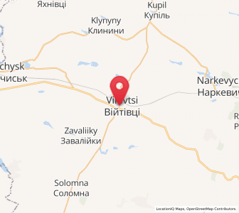 Map of Viïtivtsi, Khmelnytskyi