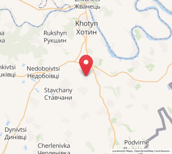 Map of Vornytchany, Chernivtsi