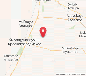 Map of Voskhod, Crimea