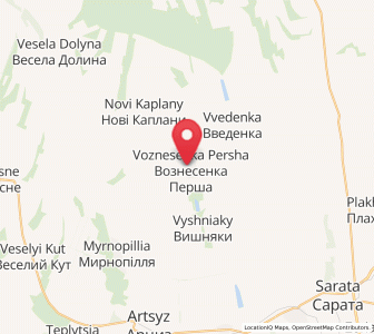 Map of Voznessenka Percha, Odessa