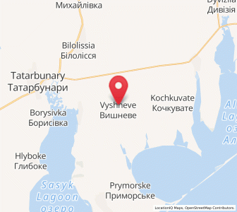 Map of Vychnévé, Odessa