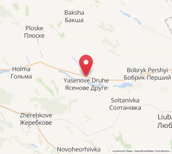 Map of Yassénové Perché, Odessa