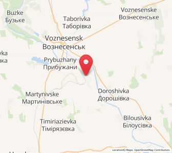 Map of Yastroubynové, Mykolaiv