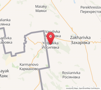 Map of Yosypivka, Odessa