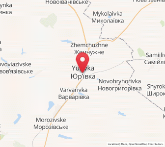 Map of Yourïvka, Dnipropetrovsk