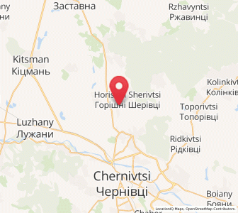 Map of Zadoubrivka, Chernivtsi