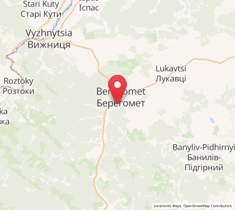 Map of Zaritchtchia, Chernivtsi