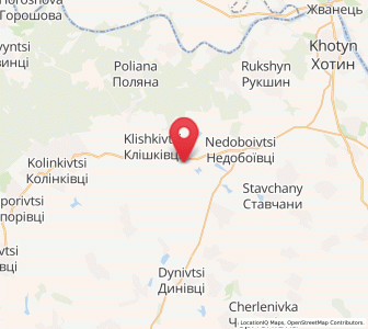 Map of Zarojany, Chernivtsi