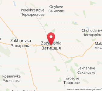 Map of Zatychchia, Odessa