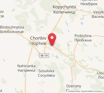Map of Zavodské, Ternopil