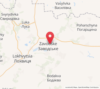 Map of Zavodské, Poltava