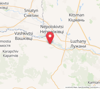 Map of Zéléniv, Chernivtsi