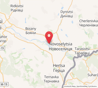 Map of Zélényï Haï, Chernivtsi