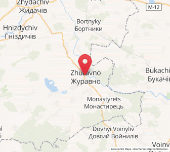 Map of Jouravno, Lviv
