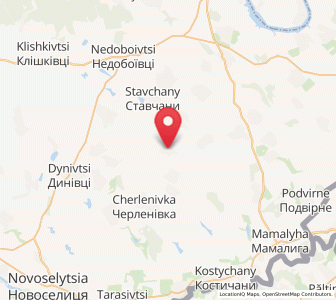 Map of Jylivka, Chernivtsi