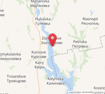 Map of Zlato'oustové, Odessa