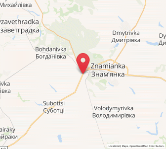 Map of Znamianka Drouha, Kirovohrad