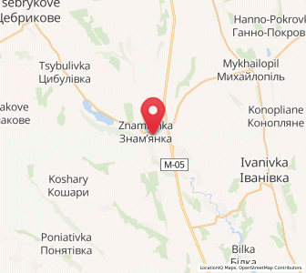 Map of Znamianka, Odessa