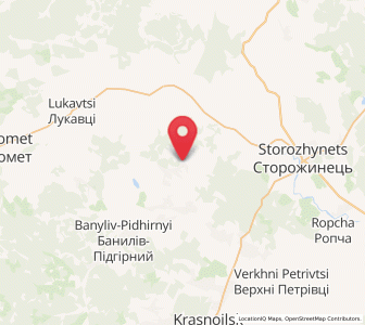 Map of Zroub-Komarivskyï, Chernivtsi