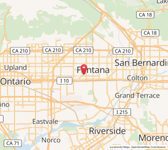 Map of 92335, California