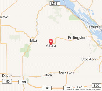 Map of Altura, Minnesota