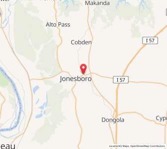 Map of Anna, Illinois