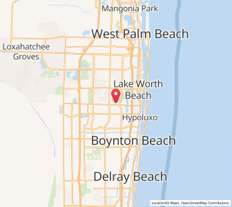 Map of Atlantis, Florida