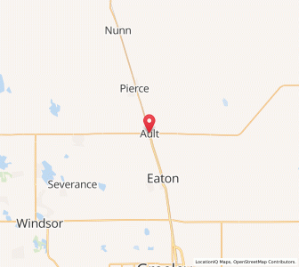 Map of Ault, Colorado