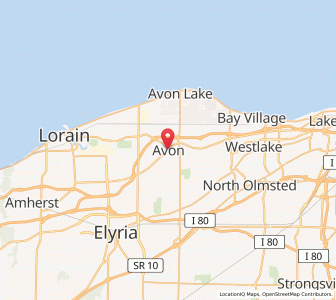 Map of Avon, Ohio