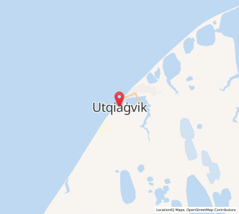 Map of Barrow, Alaska