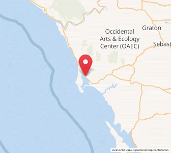 Map of Bodega Bay, California