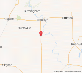 Map of Camden, Illinois