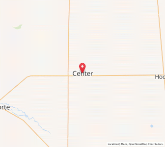 Map of Center, Colorado