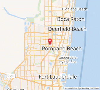 Map of Coconut Creek, Florida