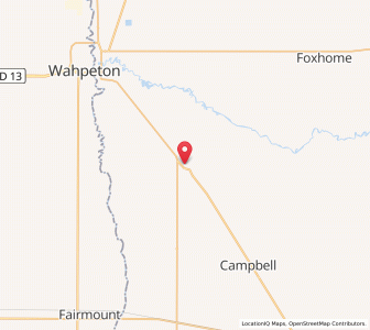 Map of Doran, Minnesota