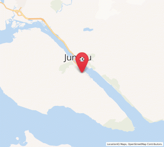 Map of Douglas, Alaska