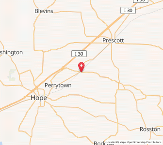 Map of Emmet, Arkansas